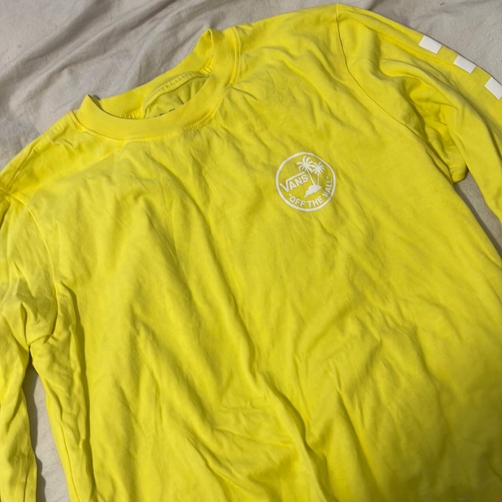 Yellows Vans long sleeve shirt